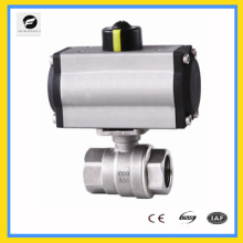 CWX-series Two-piece type pneumatic actuator mounted ball valve